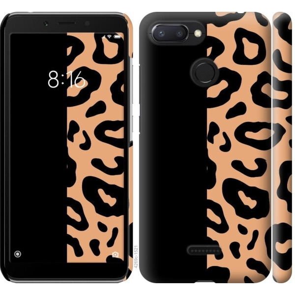 

Чехол на Xiaomi Redmi 6 Пятна леопарда (04798)