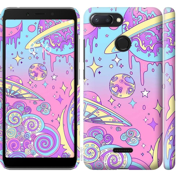 

Чехол на Xiaomi Redmi 6 Розовая галактика (04798)