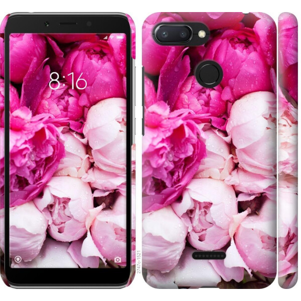 

Чехол на Xiaomi Redmi 6 Розовые пионы (04798)