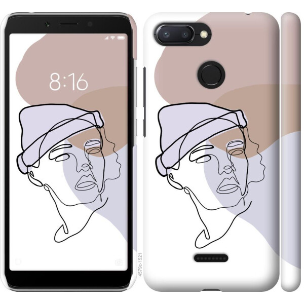 

Чехол на Xiaomi Redmi 6 Силуэт (04798)