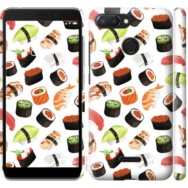 

Чехол на Xiaomi Redmi 6 Суши (04798)