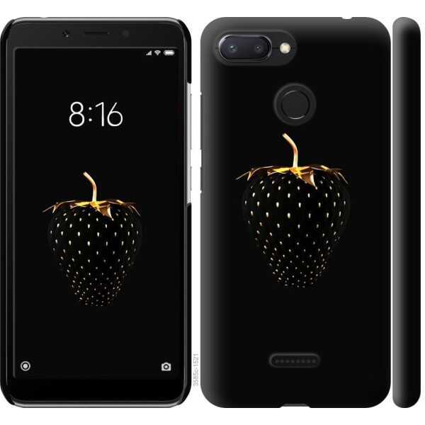 

Чехол на Xiaomi Redmi 6 Черная клубника (04798)