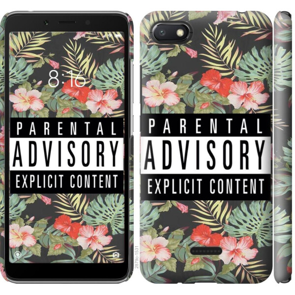

Чехол на Xiaomi Redmi 6A Parental advisory (04798)