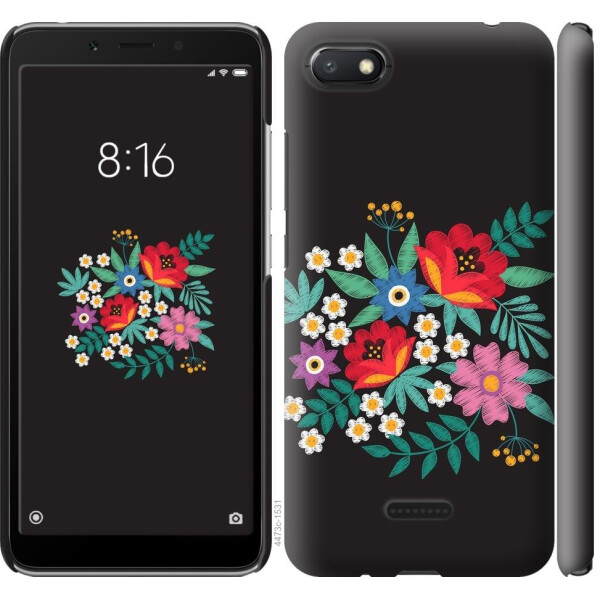 

Чехол на Xiaomi Redmi 6A Вышитые цветы (04798)