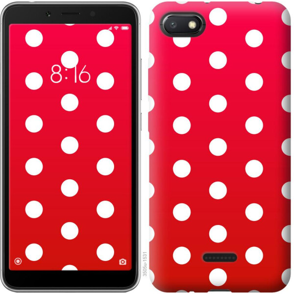 

Чехол на Xiaomi Redmi 6A Градиент, Горошек (04798)