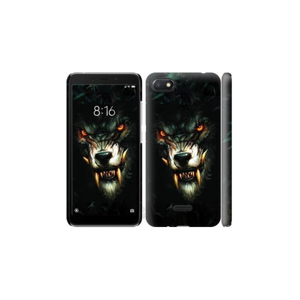 

Чехол на Xiaomi Redmi 6A Дьявольский волк (04798)
