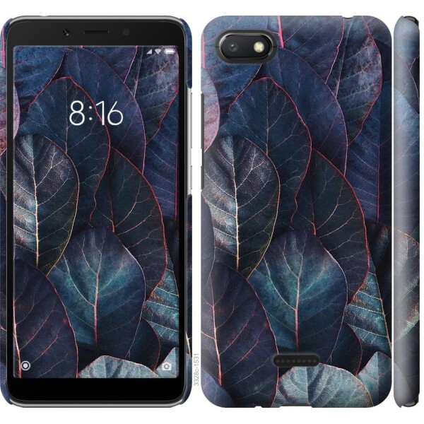 

Чехол на Xiaomi Redmi 6A Листья v3 (04798)