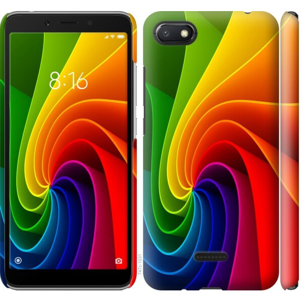 

Чехол на Xiaomi Redmi 6A Радужный вихрь (04798)