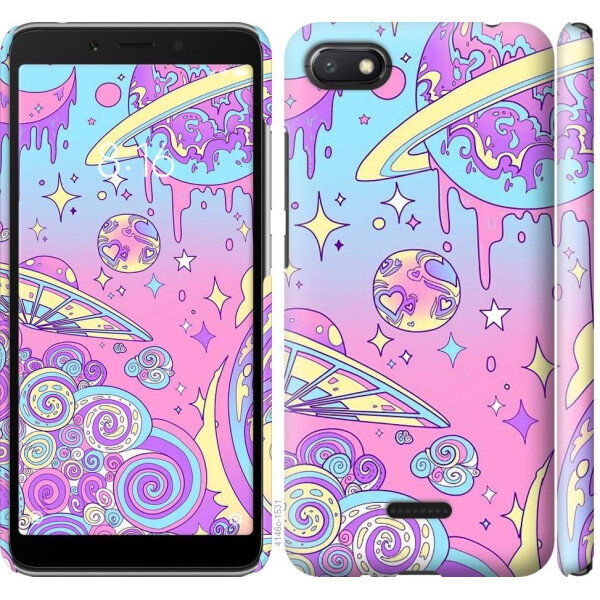 

Чехол на Xiaomi Redmi 6A Розовая галактика (04798)
