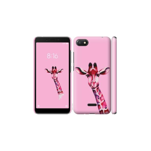 

Чехол на Xiaomi Redmi 6A Розовая жирафа (04798)
