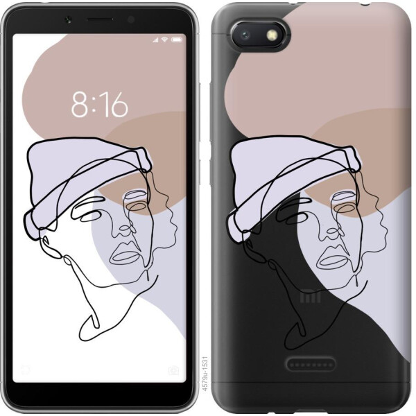 

Чехол на Xiaomi Redmi 6A Силуэт (04798)