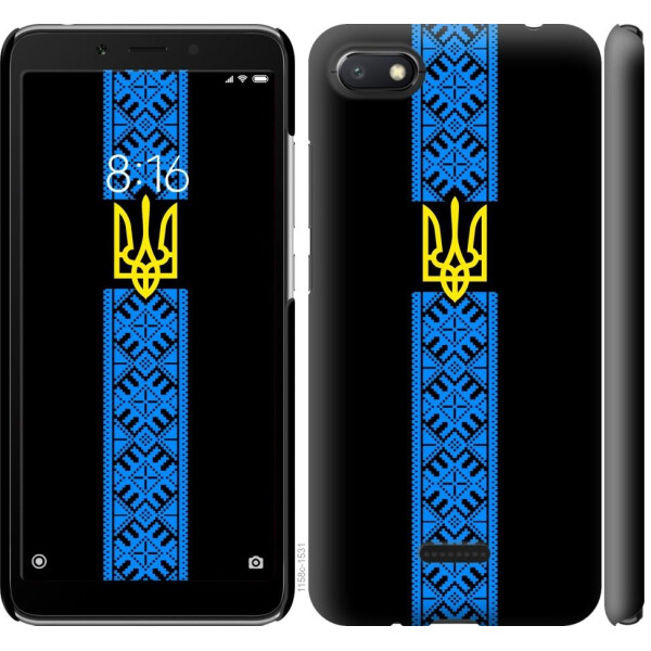 

Чехол на Xiaomi Redmi 6A Тризуб в вышиванке (04798)