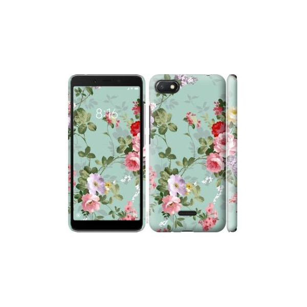

Чехол на Xiaomi Redmi 6A Цветочные обои 2 (04798)