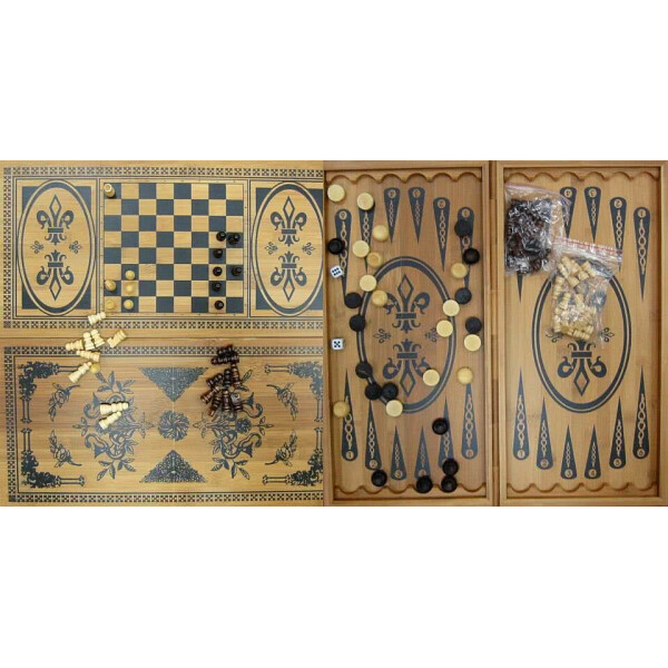 

Нарды+Шахматы Из Бамбука (40Х20Х4 См) 22749