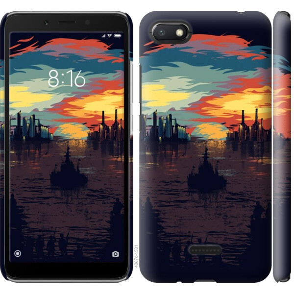 

Чехол на Xiaomi Redmi 6A Череп-абстракция (04798)