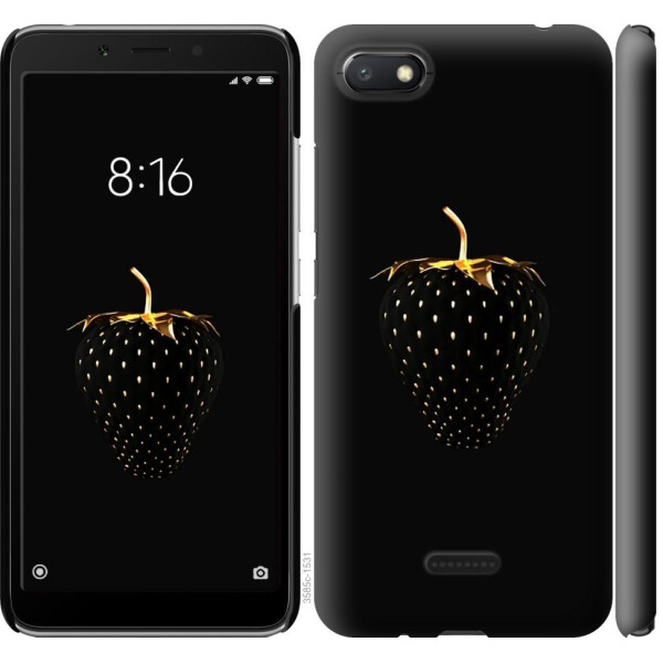

Чехол на Xiaomi Redmi 6A Черная клубника (04798)