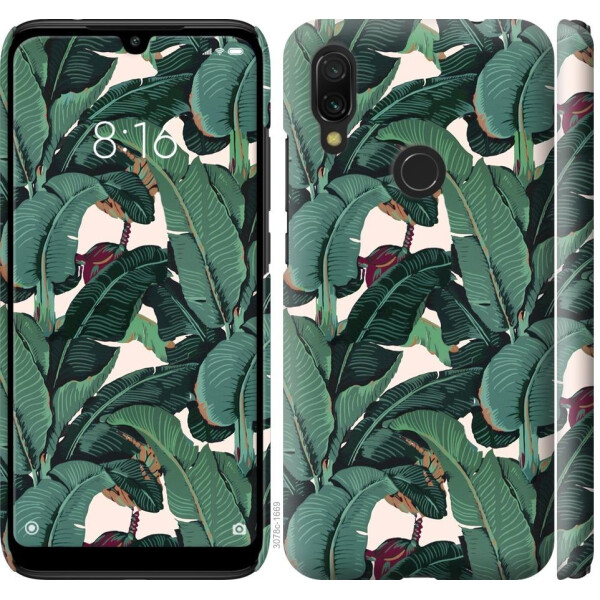 

Чехол на Xiaomi Redmi 7 Банановые листья (04798)