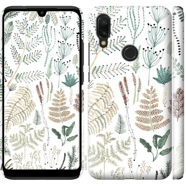 

Чехол на Xiaomi Redmi 7 Ветки (04798)