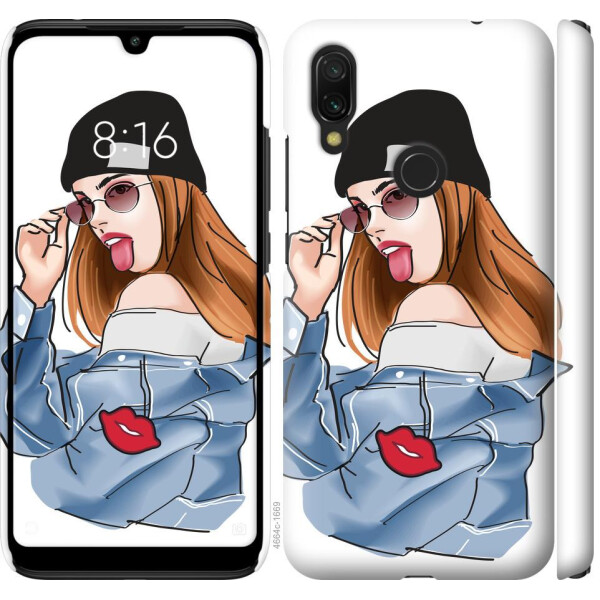 

Чехол на Xiaomi Redmi 7 Девушка v3 (04798)