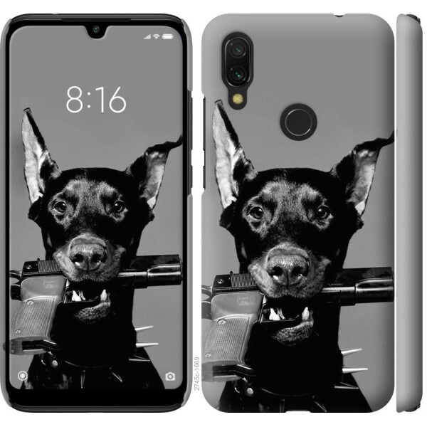 

Чехол на Xiaomi Redmi 7 Доберман (04798)
