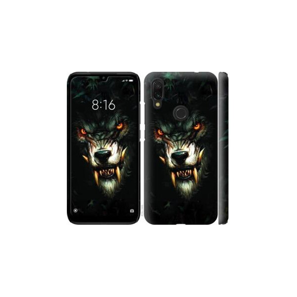 

Чехол на Xiaomi Redmi 7 Дьявольский волк (04798)