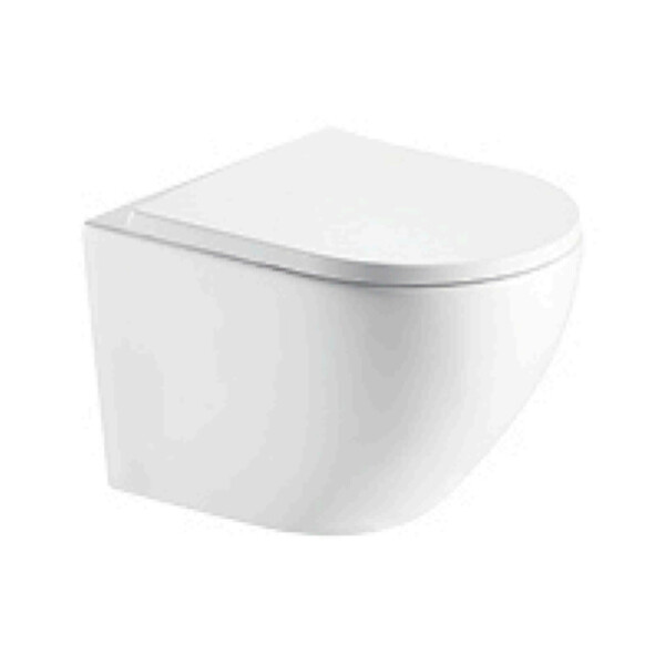 

Унитаз Подвесной Qtap Robin Безободковый С Сидением Slim Soft-Close Qt1333046Enrw