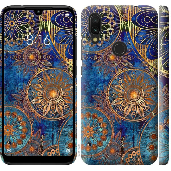

Чехол на Xiaomi Redmi 7 Золотой узор (04798)