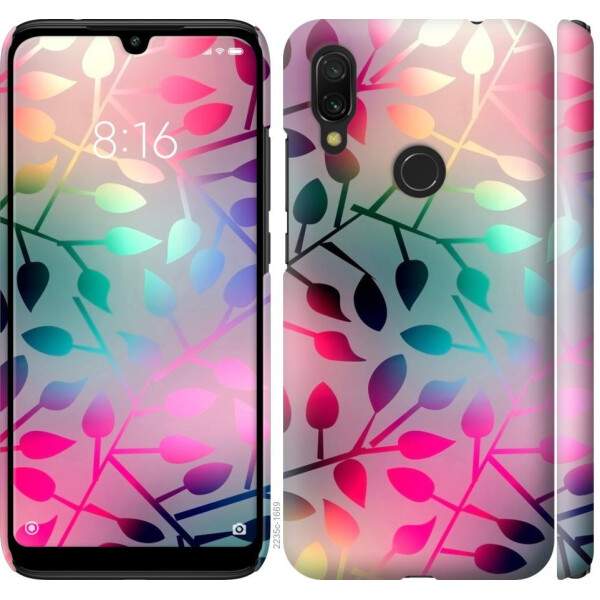 

Чехол на Xiaomi Redmi 7 Листья (04798)