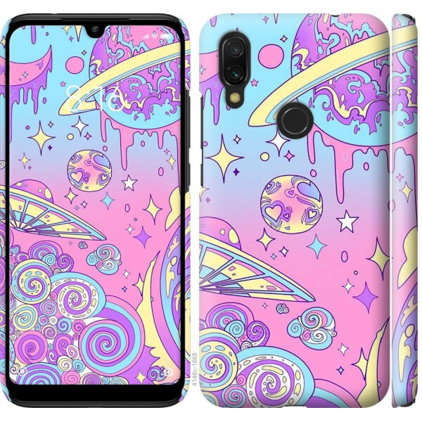 

Чехол на Xiaomi Redmi 7 Розовая галактика (04798)