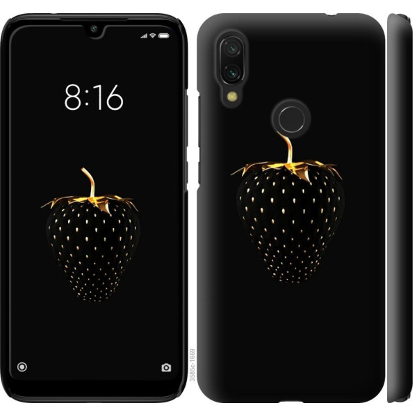 

Чехол на Xiaomi Redmi 7 Черная клубника (04798)