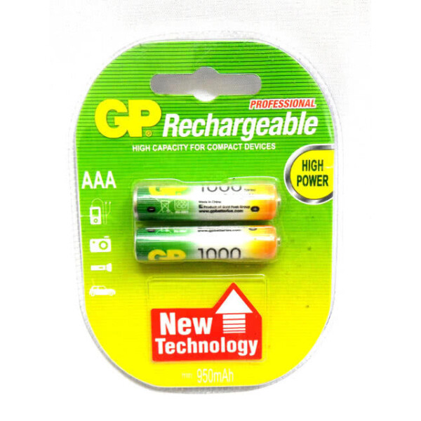 

Аккумулятор Gp Rechargeable R03 1000 Mah Ni-Mh 4 Штуки