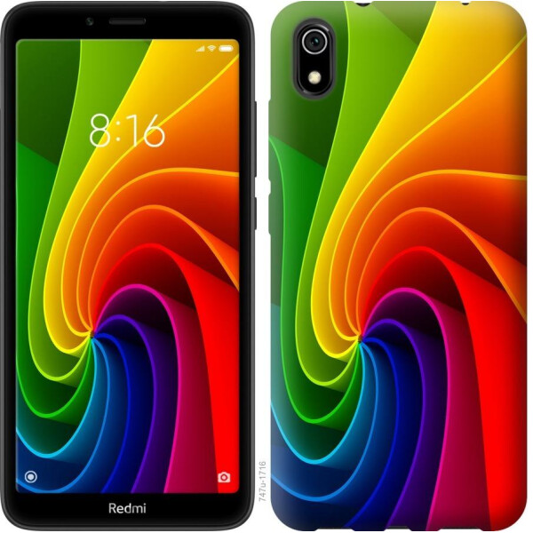

Чехол на Xiaomi Redmi 7A Радужный вихрь (04798)