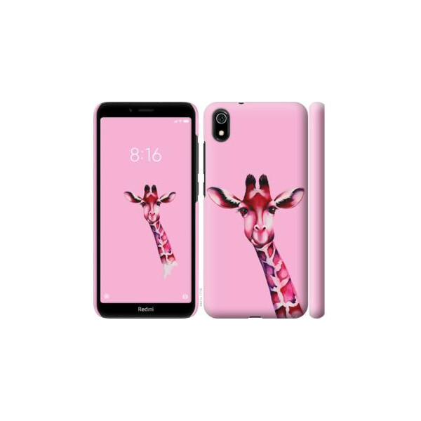 

Чехол на Xiaomi Redmi 7A Розовая жирафа (04798)