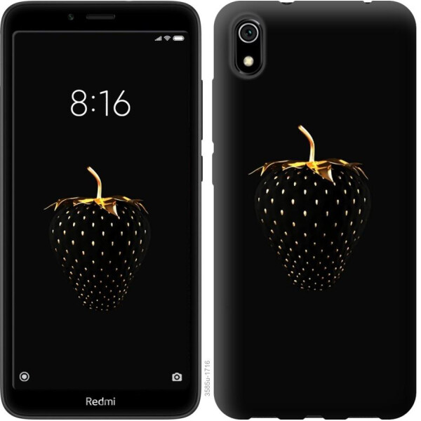 

Чехол на Xiaomi Redmi 7A Черная клубника (04798)