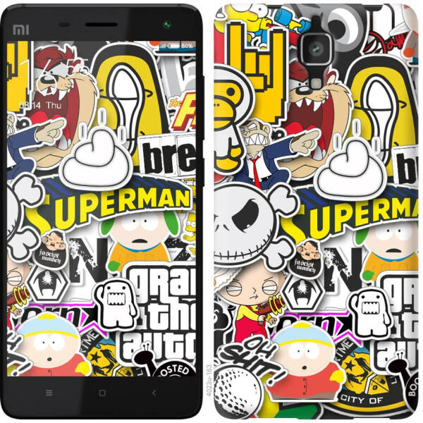

Чехол на Xiaomi Redmi 8A Popular logos (04798)