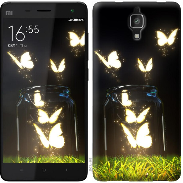 

Чехол на Xiaomi Redmi 8A Светящиеся бабочки (04798)
