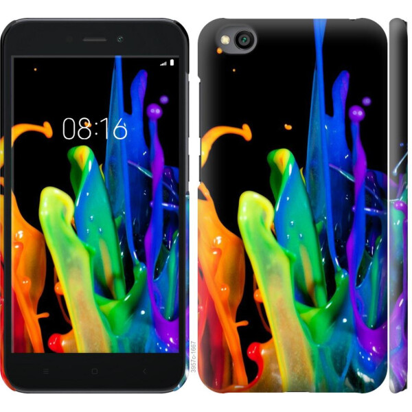 

Чехол на Xiaomi Redmi Go брызги краски (04798)
