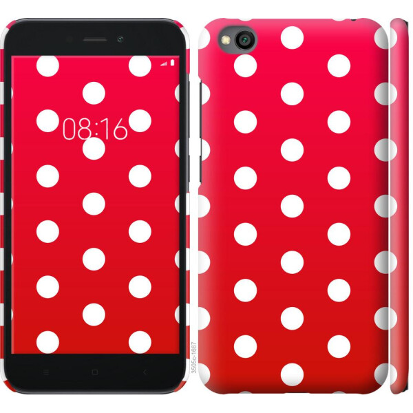 

Чехол на Xiaomi Redmi Go Градиент, Горошек (04798)