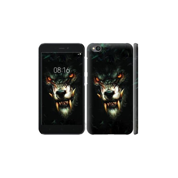 

Чехол на Xiaomi Redmi Go Дьявольский волк (04798)