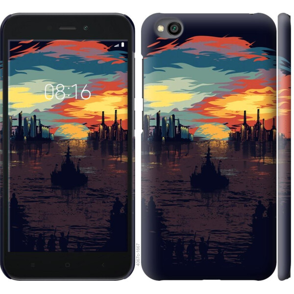 

Чехол на Xiaomi Redmi Go Череп-абстракция (04798)