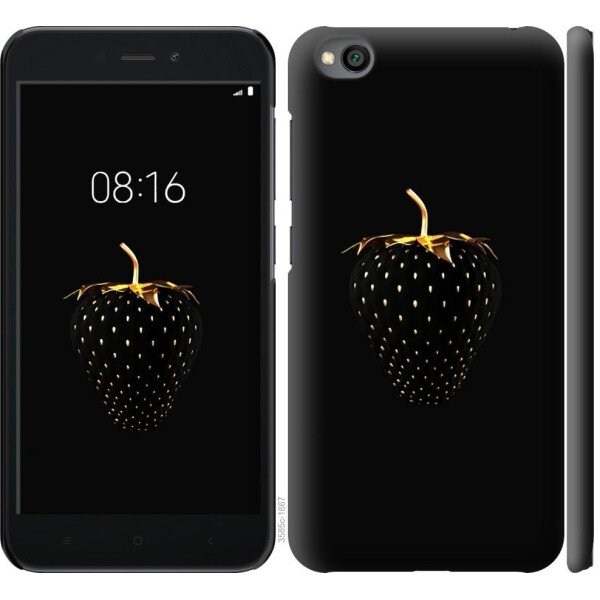 

Чехол на Xiaomi Redmi Go Черная клубника (04798)