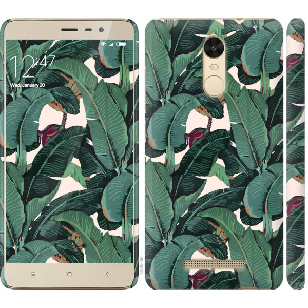 

Чехол на Xiaomi Redmi Note 3 Банановые листья (04798)