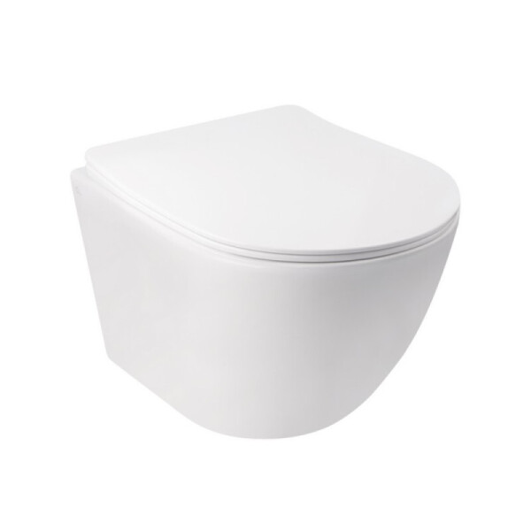 

Унитаз Подвесной Qtap Jay Безободковый С Сидением Slim Soft-Close Qt07335176W