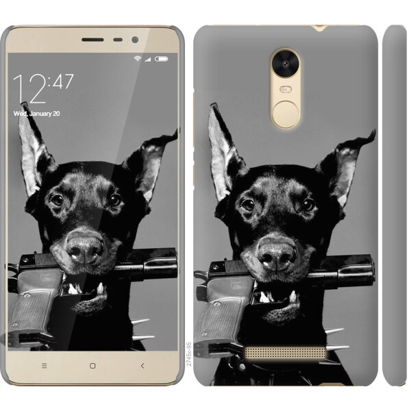 

Чехол на Xiaomi Redmi Note 3 Доберман (04798)