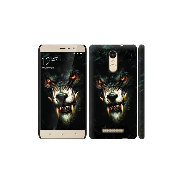

Чехол на Xiaomi Redmi Note 3 Дьявольский волк (04798)