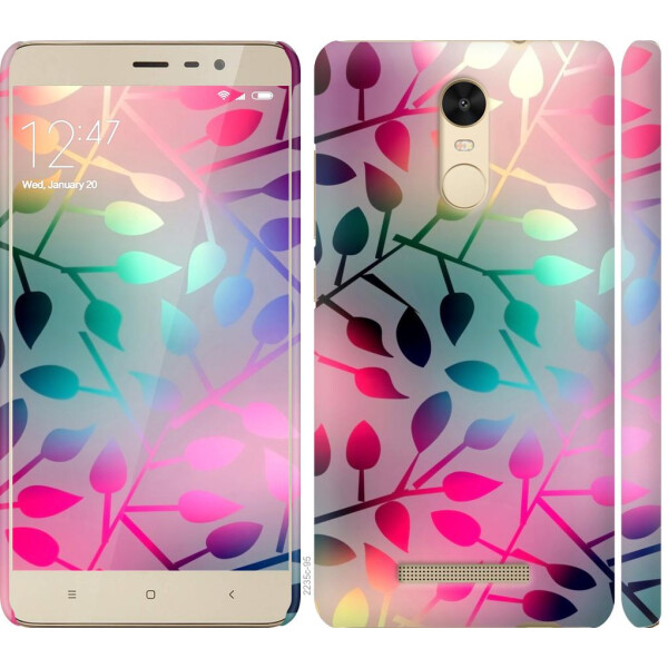 

Чехол на Xiaomi Redmi Note 3 Листья (04798)