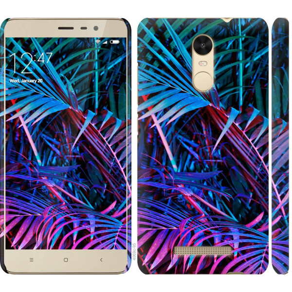 

Чехол на Xiaomi Redmi Note 3 Папоротник под ультрафиолетом (04798)