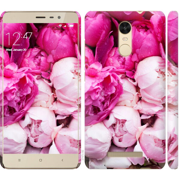 

Чехол на Xiaomi Redmi Note 3 Розовые пионы (04798)
