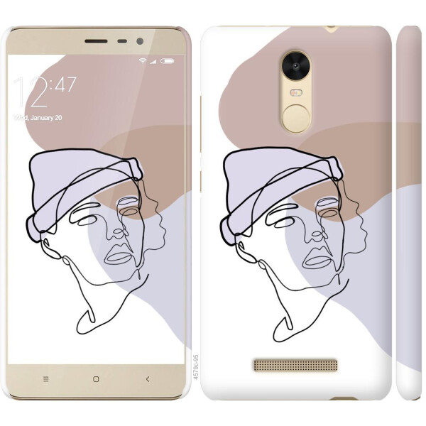 

Чехол на Xiaomi Redmi Note 3 Силуэт (04798)