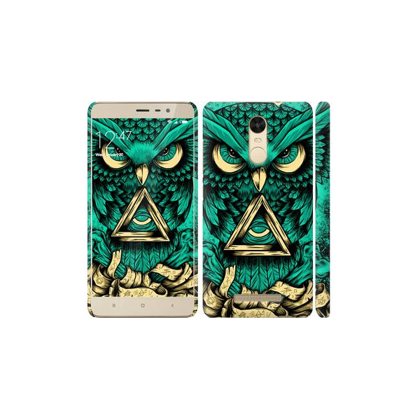 

Чехол на Xiaomi Redmi Note 3 Сова Арт-тату (04798)